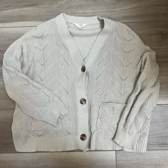 Terra & Sky Sweaters - Terra & Sky Knit Button-Up Cardigan